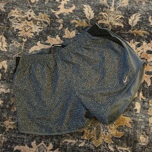 Nike Black and Gray Patterned Shorts